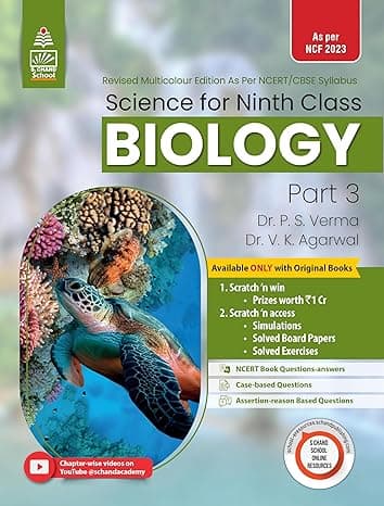 Science For Ninth Class Biology S. Chand Publication By Dr. P.S. Verma & Dr. V. K. Agarwal