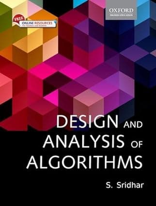 Design And Analysis Of Algorithms By S. Sridhar