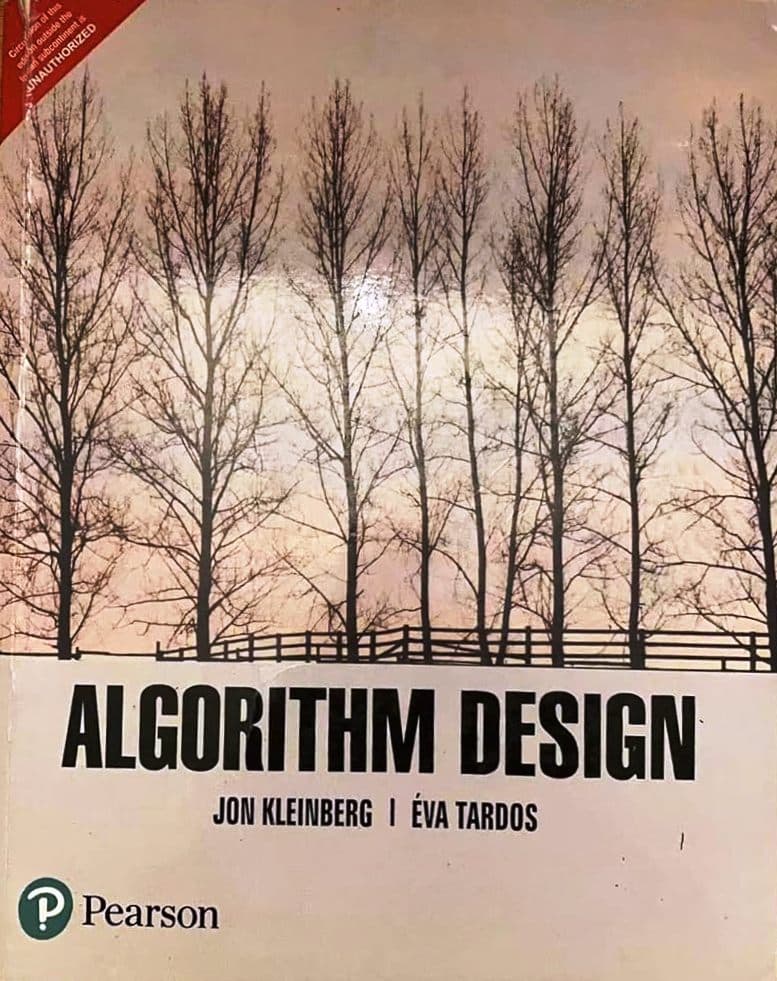 Algorithm Design 1st Edition By Jon Kleinberg & Eva Tardos