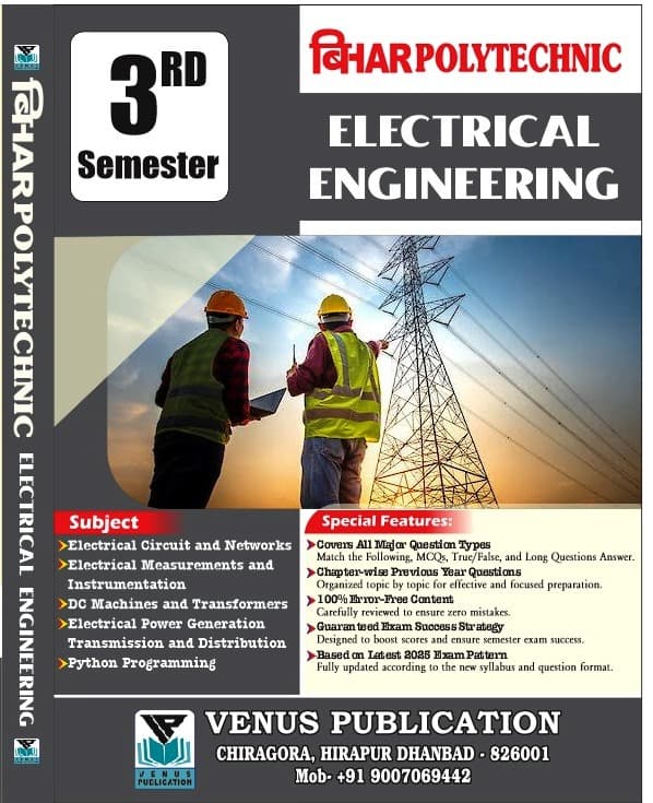 Concept Bihar Polytechnic Electrical 3rd Semester Question Bank By Venus Expert Team