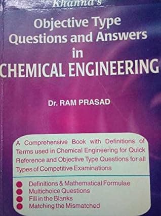 Objective Type Questions And Answers In Chemical Engineering