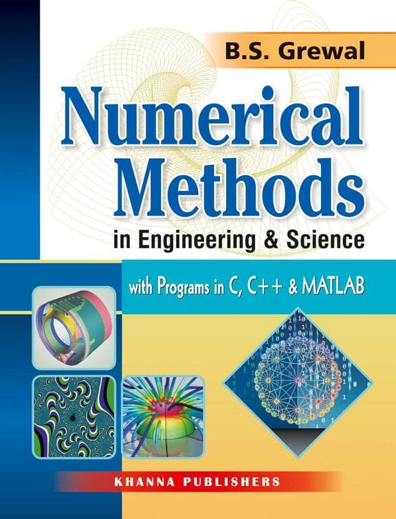 Numerical Methods In Engineering Science, By B.S. Grewal