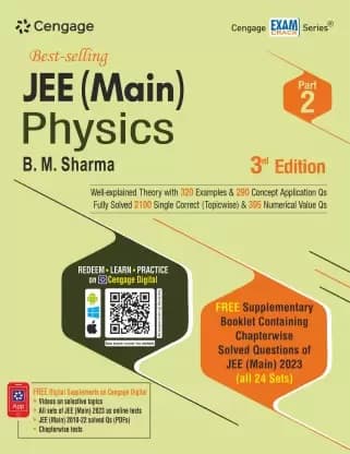 JEE (Main) Physics Part 2 Third Edition By B. M. Sharma.