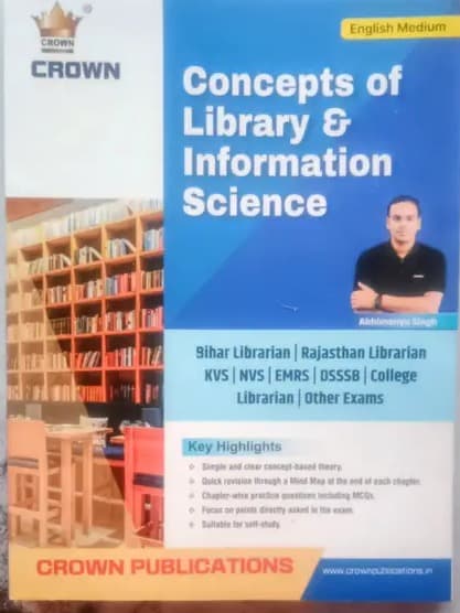 Concepts of Library and Information Science | English Edition| By Abhimanyu Sir
