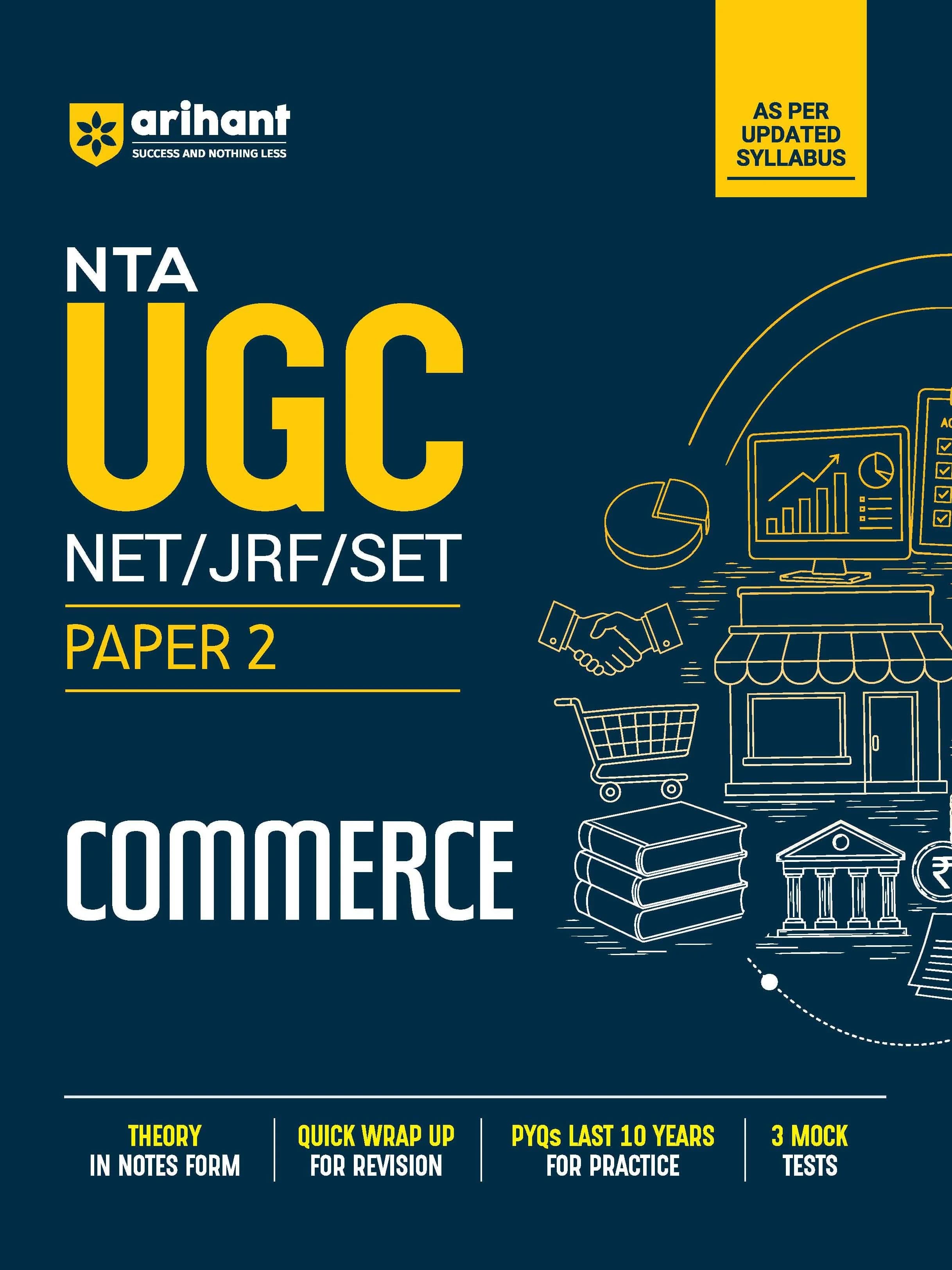 NTA UGC NET/JRF/SET Exam | Paper 2 - Commerce | Complete Study Guide as per Updated Syllabus By Salma Ansari